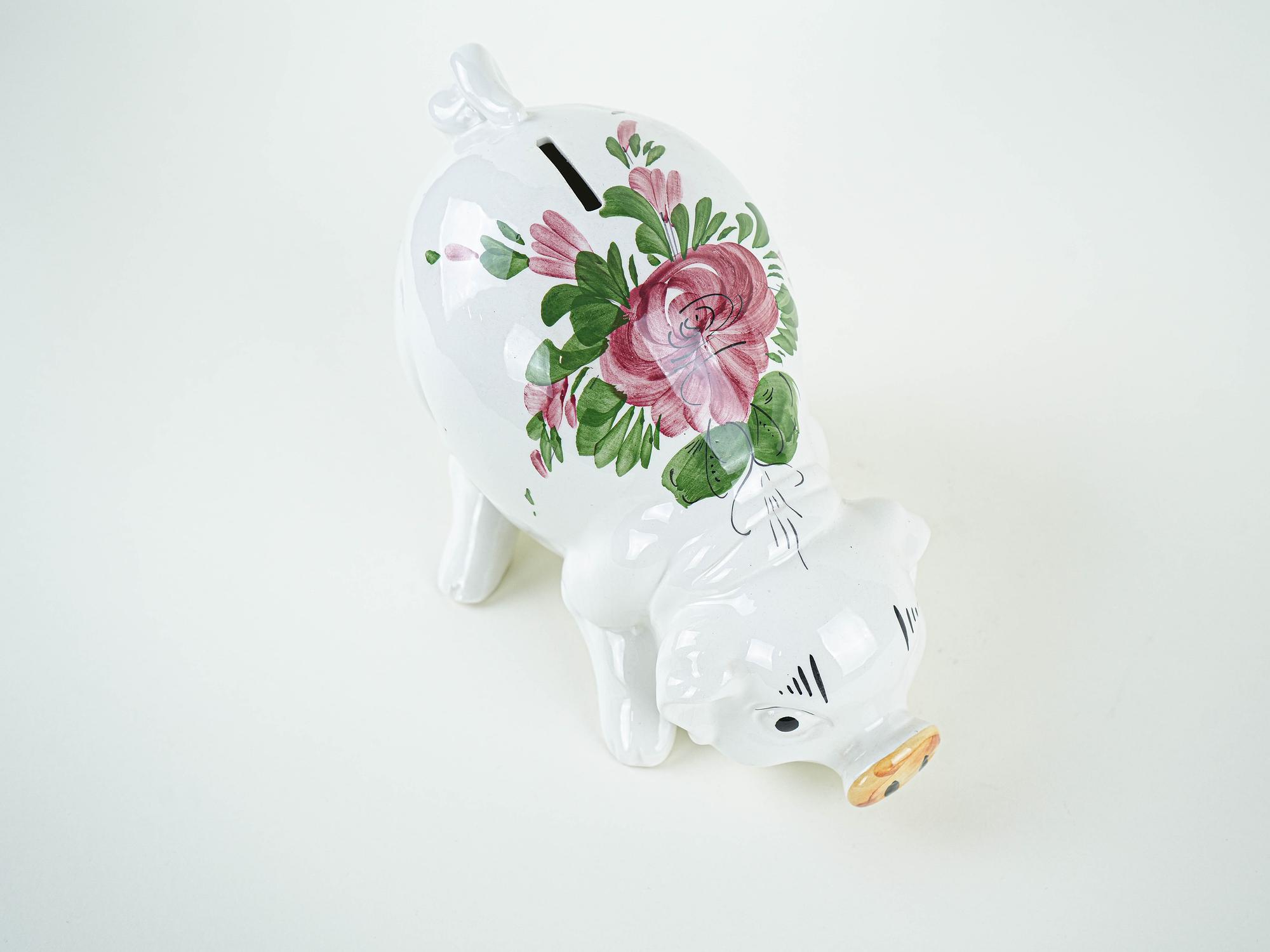 Ceramic piggy bank 1970s 5