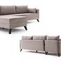Bella Sofa Récamiere Links Creme 5