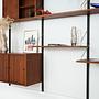 Wall shelf Teak wood 1960s 9