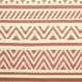 Outdoor Teppich Hellrot Creme 1