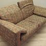 2-seater sofa brown 1960s 7