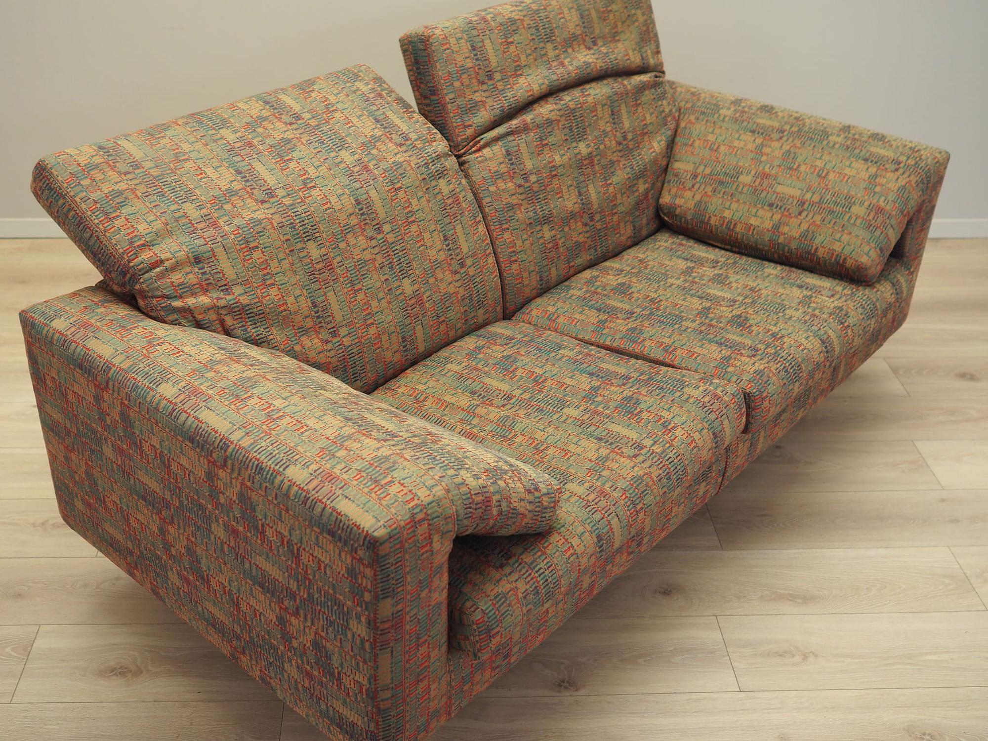 2-seater sofa brown 1960s 7