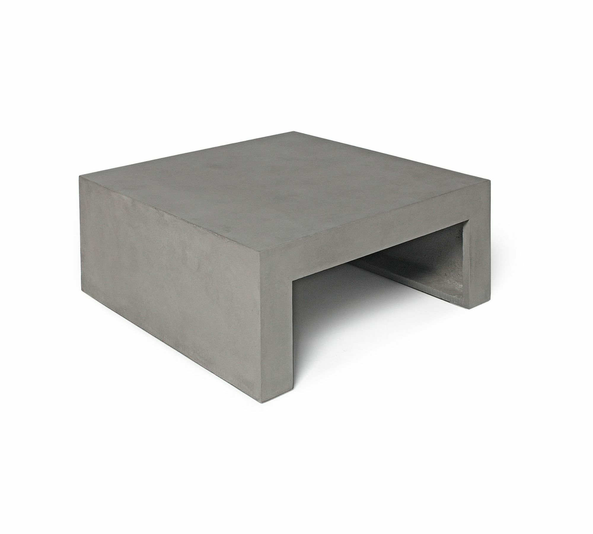 Dawn Beistelltisch Faserbeton Grau 70 cm 1
