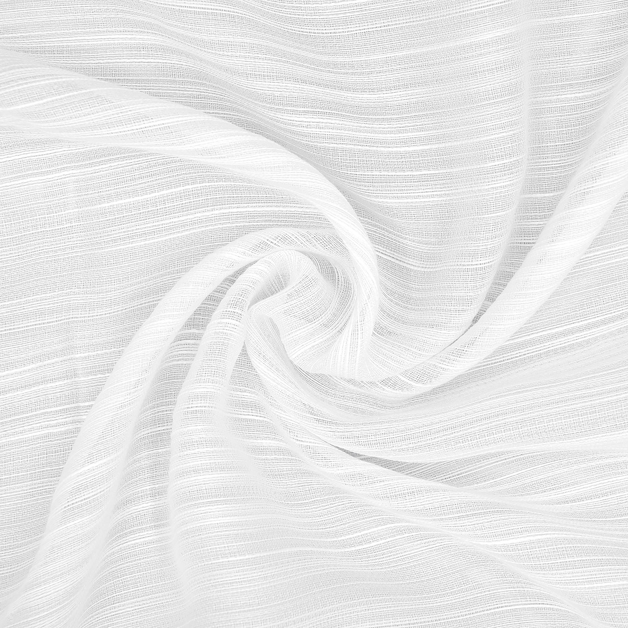 Scheibengardinen Mukio Weiß Webstoff 50 x 140 cm 3