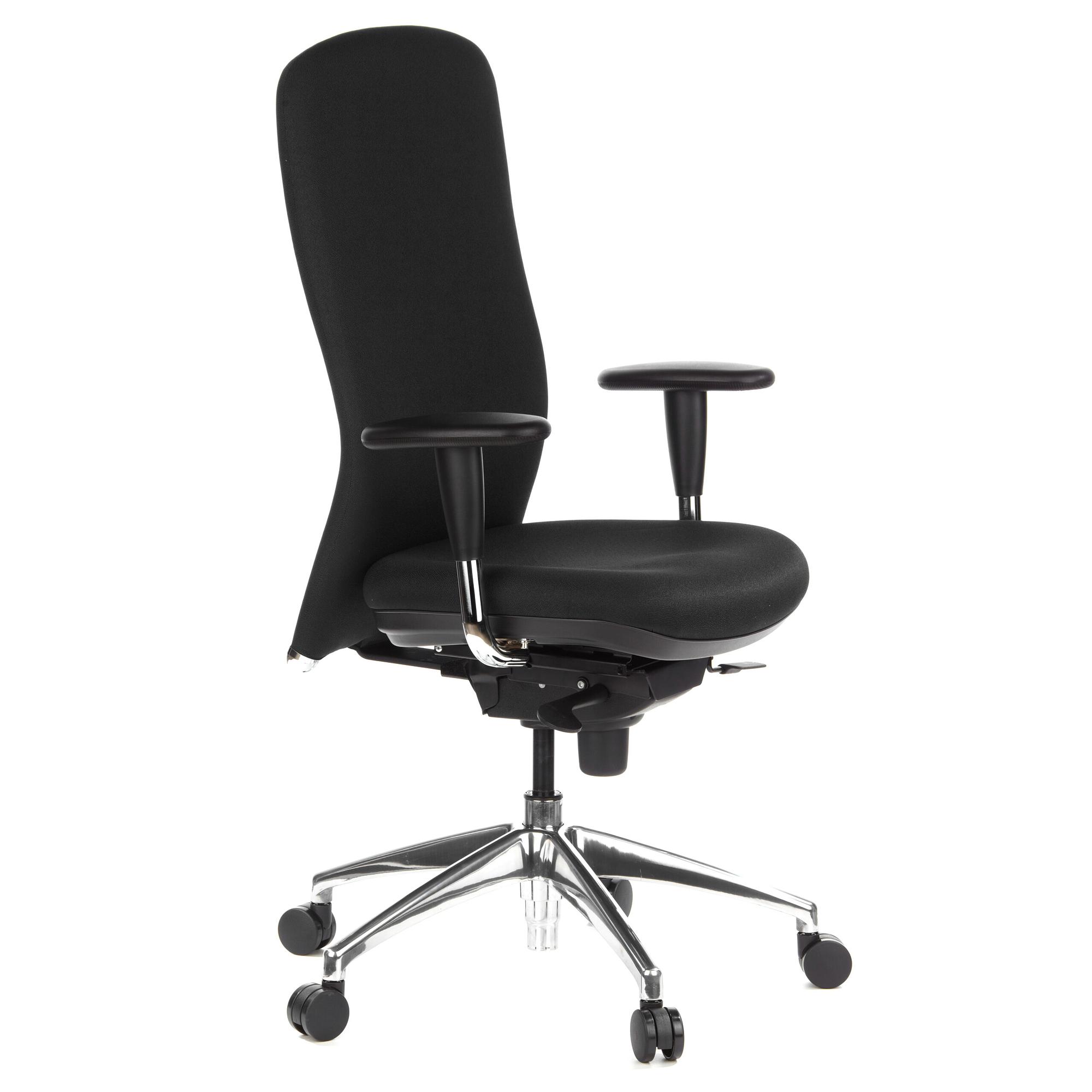 HIGH-TEC Bürostuhl Stoff Schwarz 1