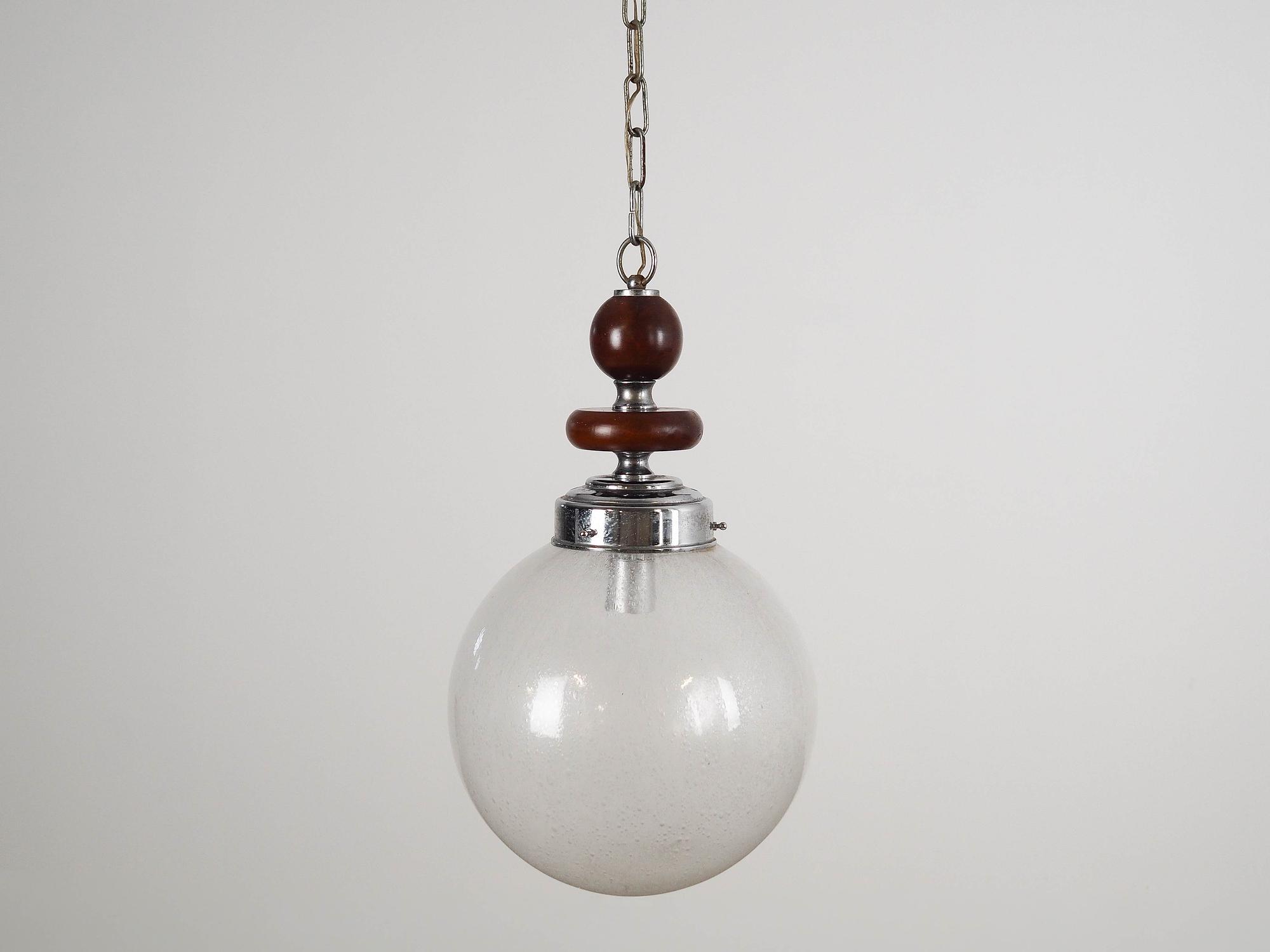 Hanging lamp Murano glass 1970s 1