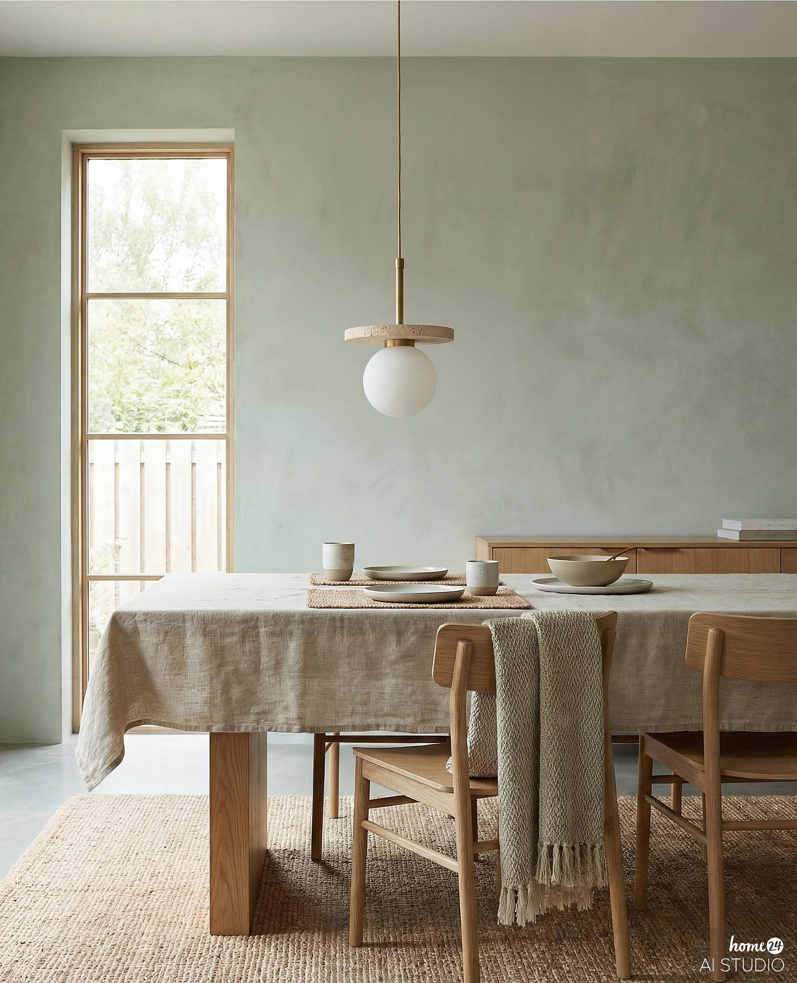 Pendant light Aluxe 1-light opal glass iron 2