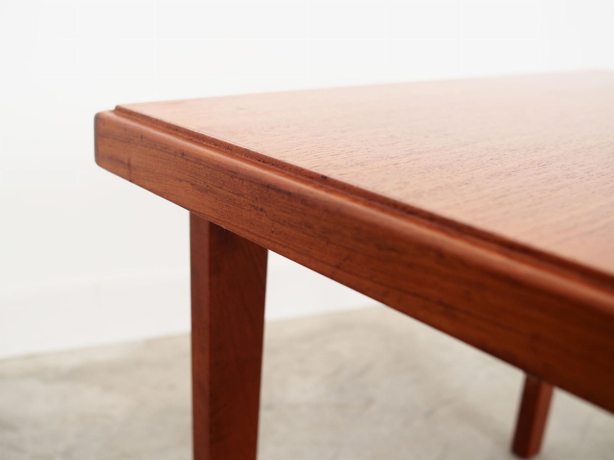 Vintage Beistelltisch Teakholz Braun 1970er Jahre 14