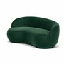 Rose 2,5-Sitzer Sofas Velour Lux Dark Green 4