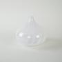 Glass vase White 1960s 2