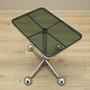 Coffee table on castors 1970s 4