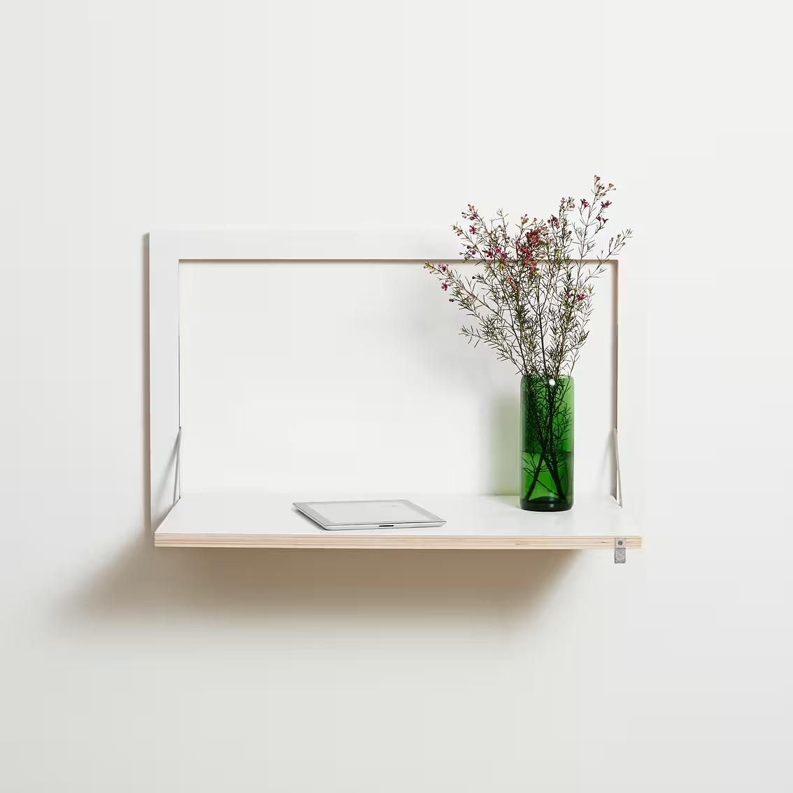 Fläpps Secretary Wood White 80 x 50 cm 2