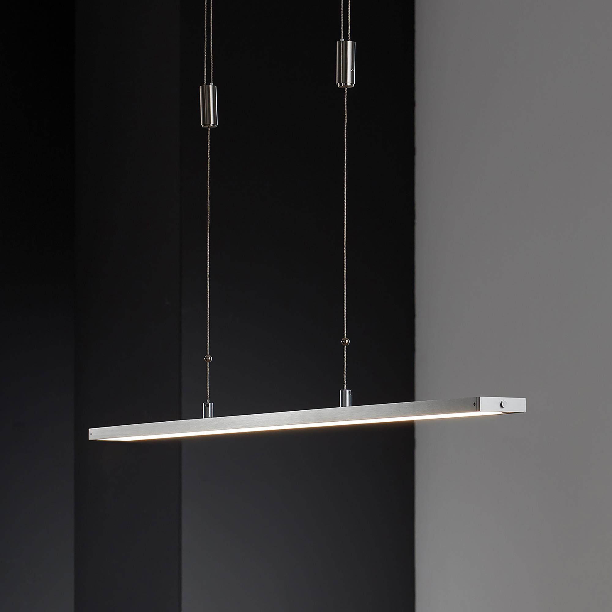 1-Flame LED Pendant Light Metz Iron 0