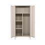 Piring Kleiderschrank Stahl Beige 6