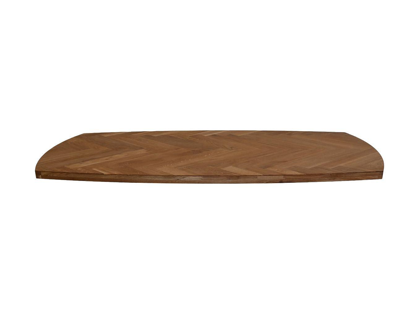 Fishbone Esstischplatte Eiche 1
