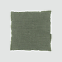 Fyne Kissen Webstoff Olivgrün 1