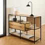 Coogee Shelf with Drawers Teak 114 cm 3