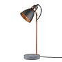 Table lamp Orm Aluminium Concrete Black Copper 4