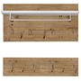 Wandgarderobe Liffre Braun 0