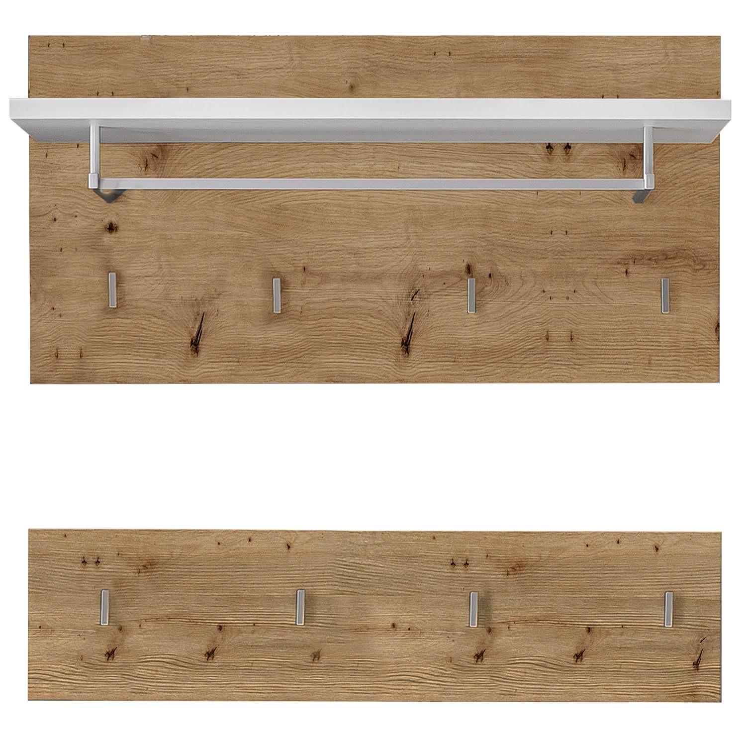 Wandgarderobe Liffre Braun 0
