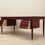 Desk Teak wood Brown 60s 6