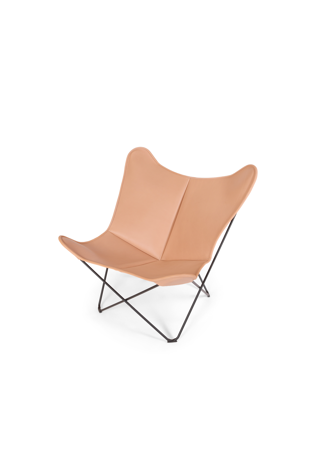 Merolina Stuhl Leder Natur 0