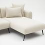 Side Sofa Chaise Lounge Right Cream 7