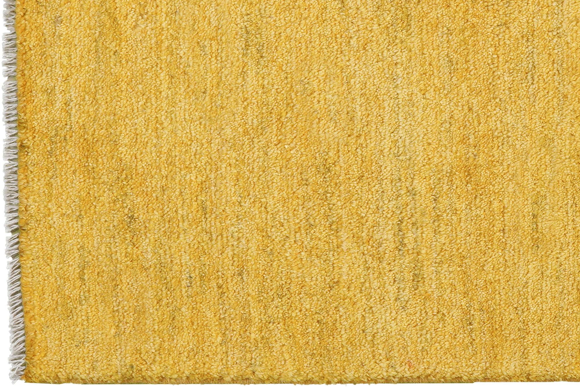 Rizbaf Gabbeh rug Wool Yellow 1
