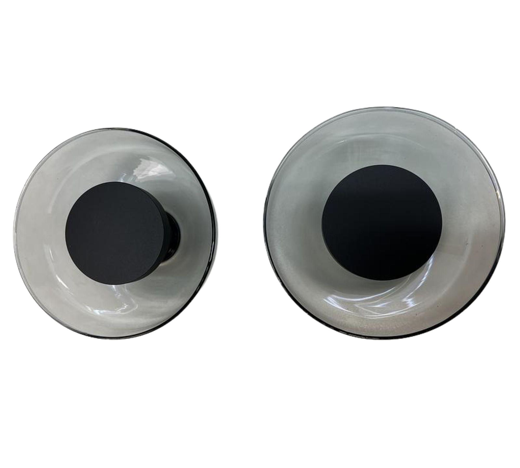 2x Aura Wall lamp Smoked 4