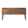 Sideboard Walnut veneer Brown 5