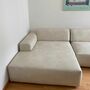 Pyllow Sofa Récamiere Links Kunstleder Creme Weiß 3