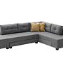 Manama Corner Sofa Bed Right - Grey 9