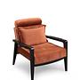 Apollo armchair cinnamon brown 2