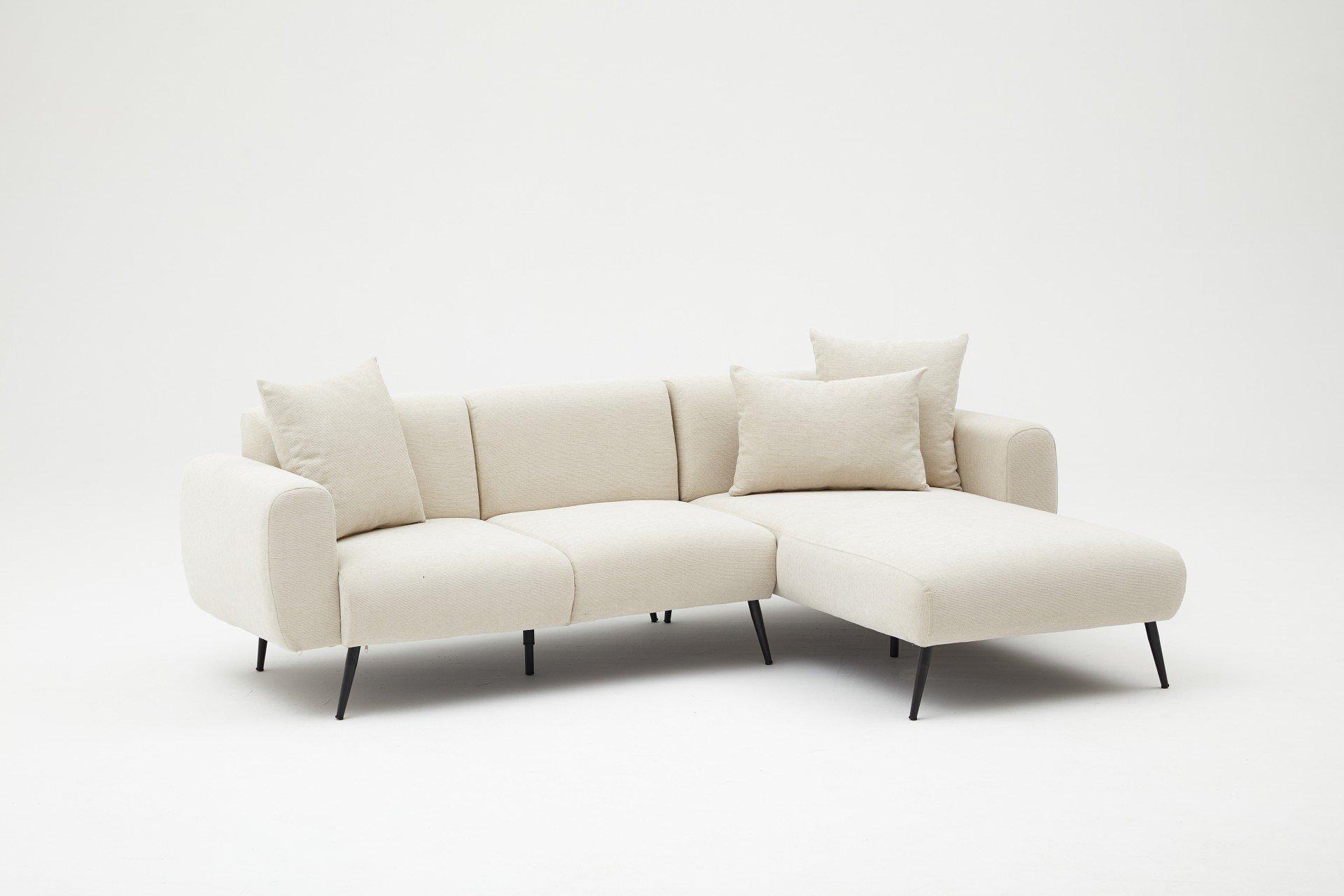 Side Sofa Récamiere Rechts Creme 3