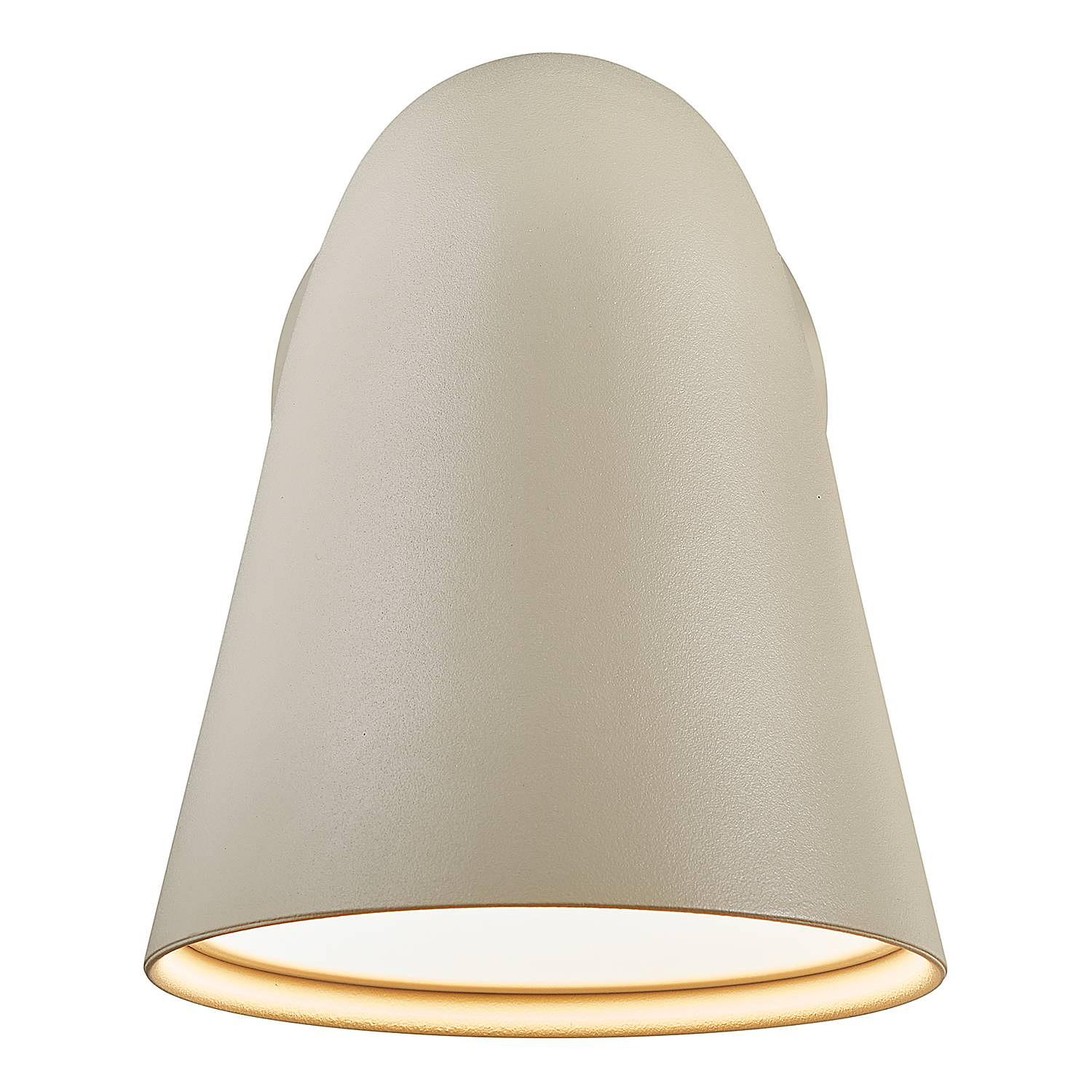 1-Flammig Front Single Wandleuchte Aluminium Beige 3