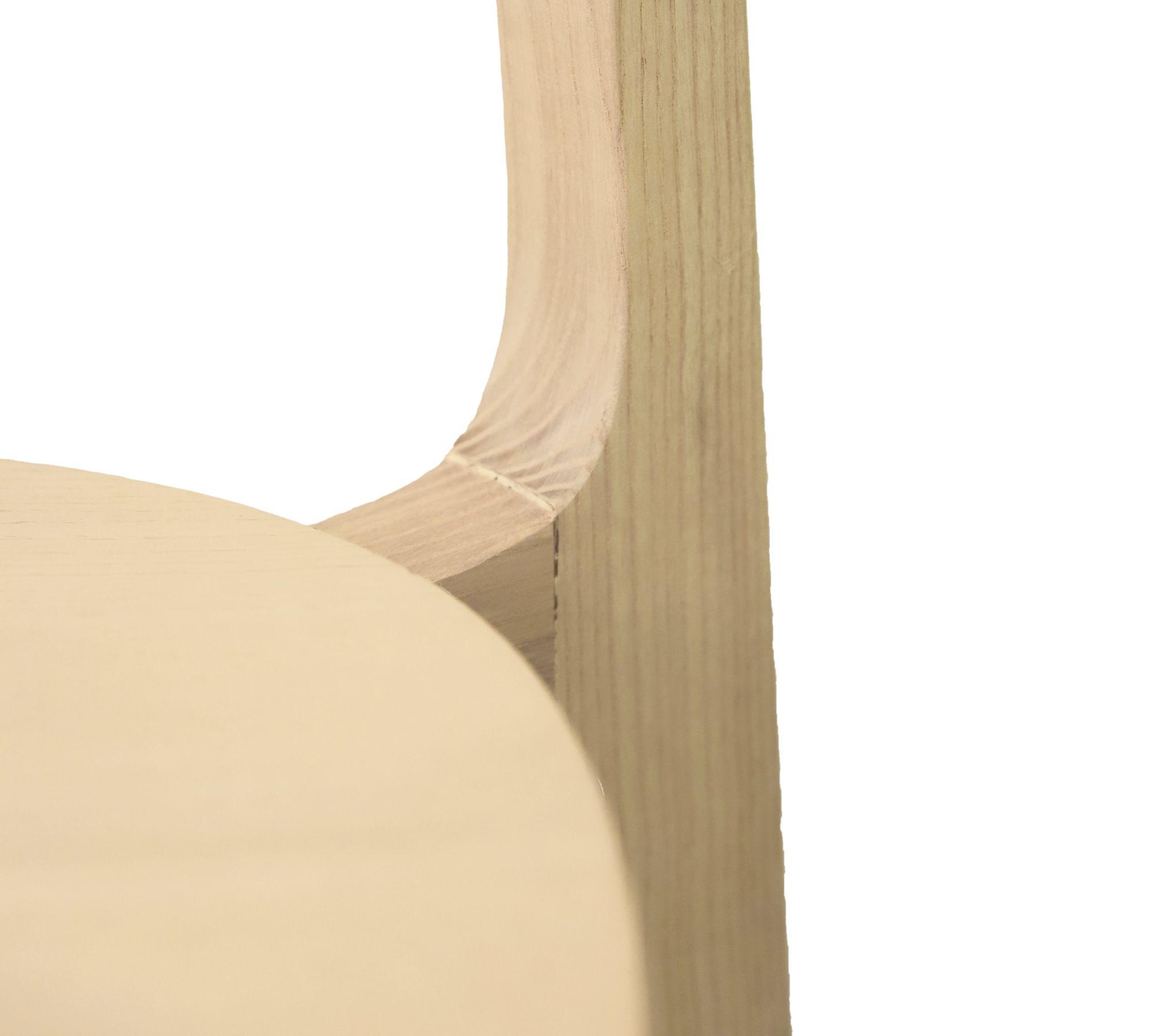 2x Gem Bar Stool Ash Wood Natural 6