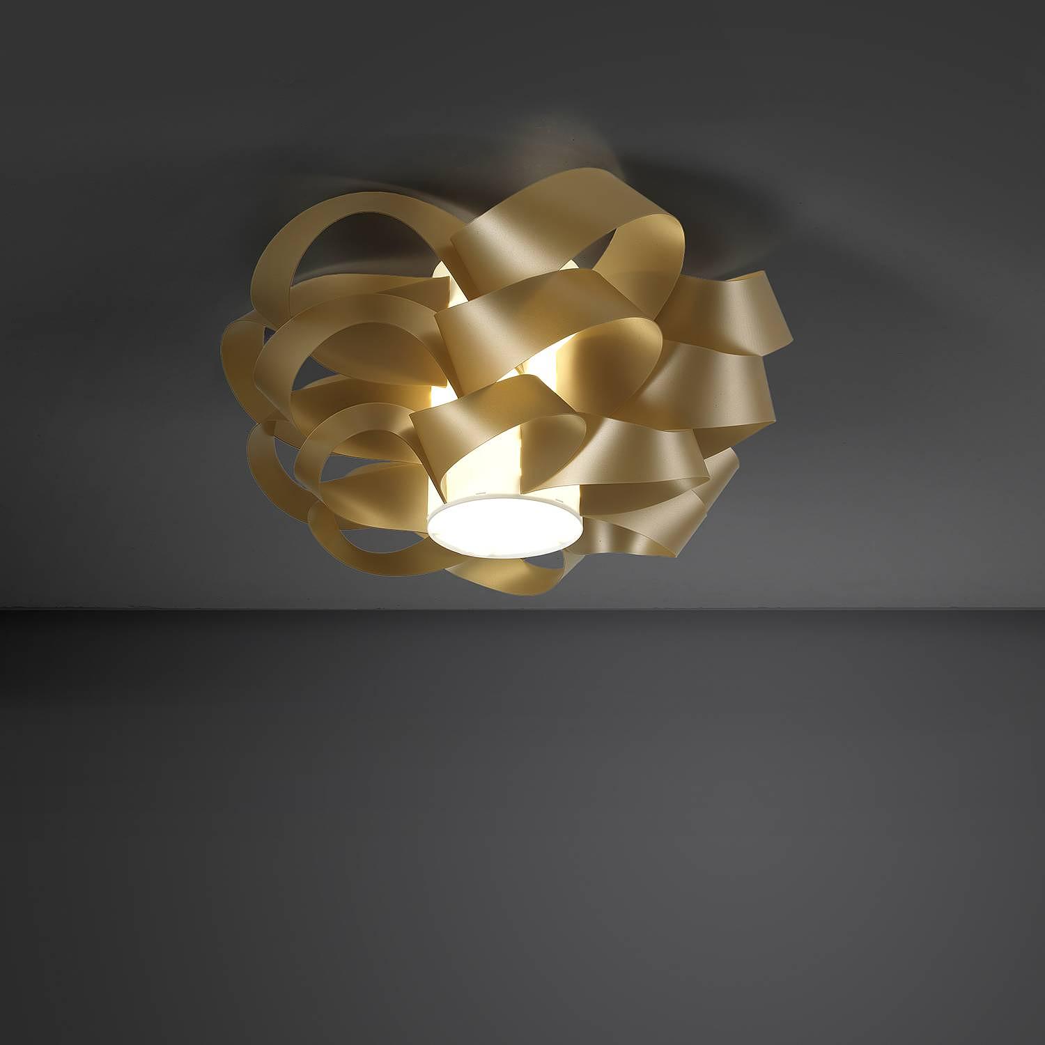 Deckenleuchte Cloud Polyacryl Gold Durchmesser: 40 cm 2