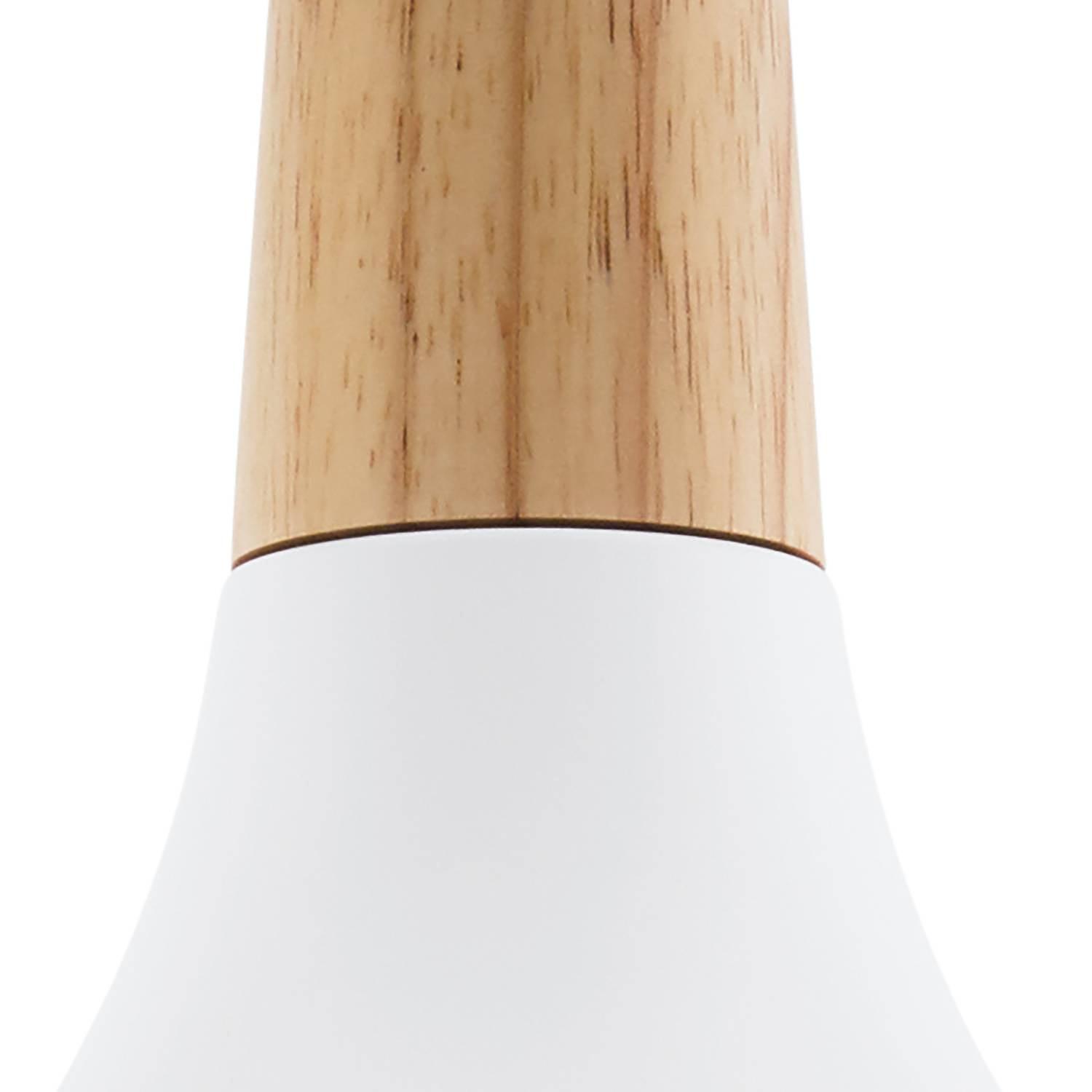 1-Flammig Sabinar III Pendelleuchte Stahl Weiß 4