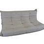 Togo Sofa 3-Sitzer Textil Hellgrau 3