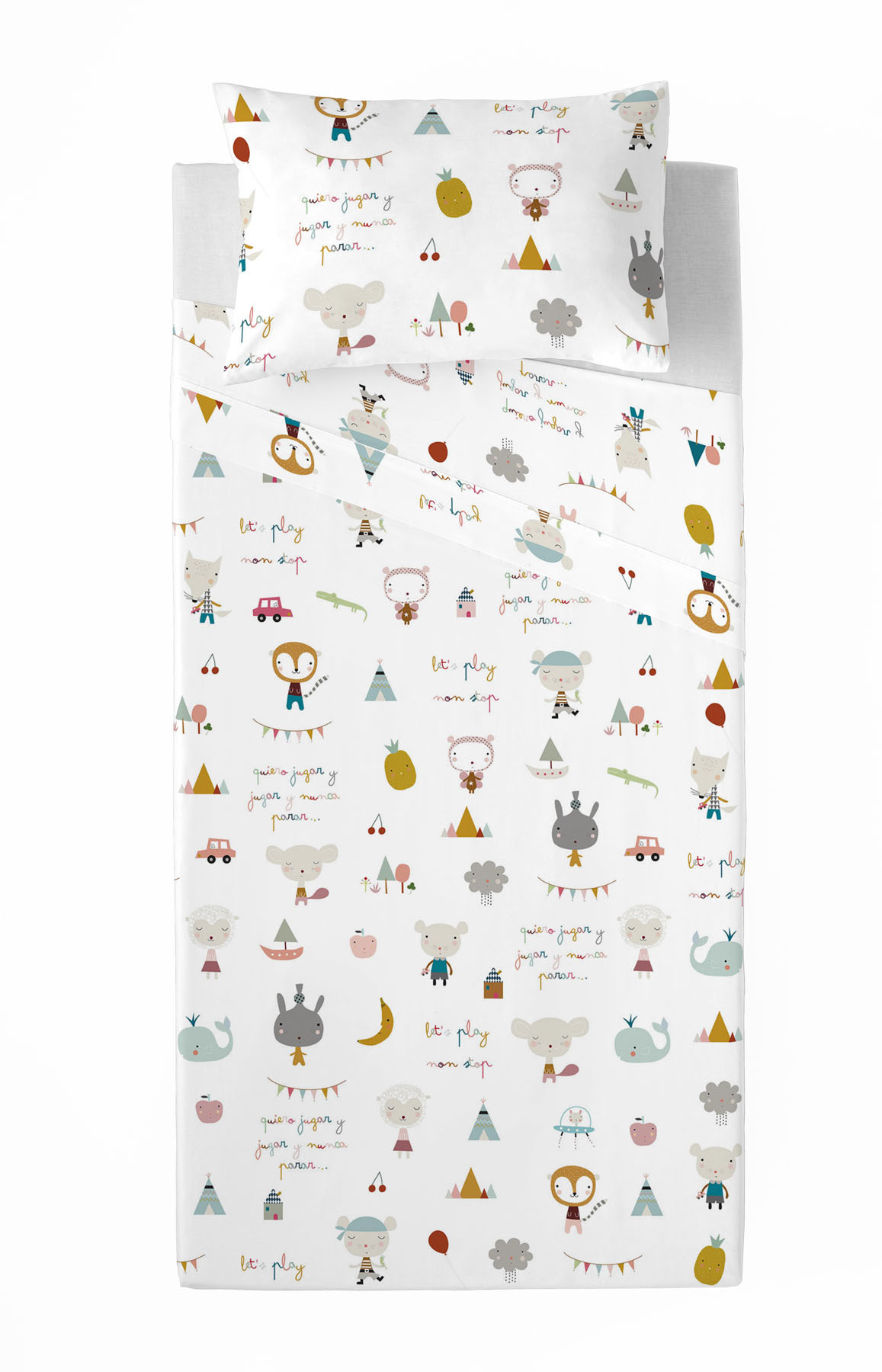 Bettwäsche Baumwolle Mehrfarbig 105 cm 1