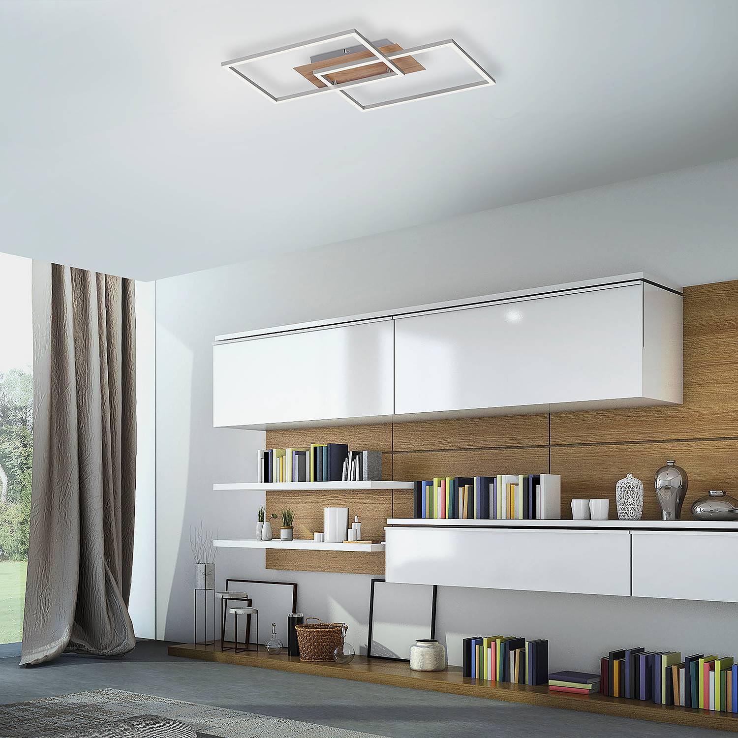 Iven III LED-Deckenleuchte Kunststoff Stahl 2-flammig 1