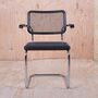 S 64 N Thonet Stuhl Metall Holz Schwarz 7