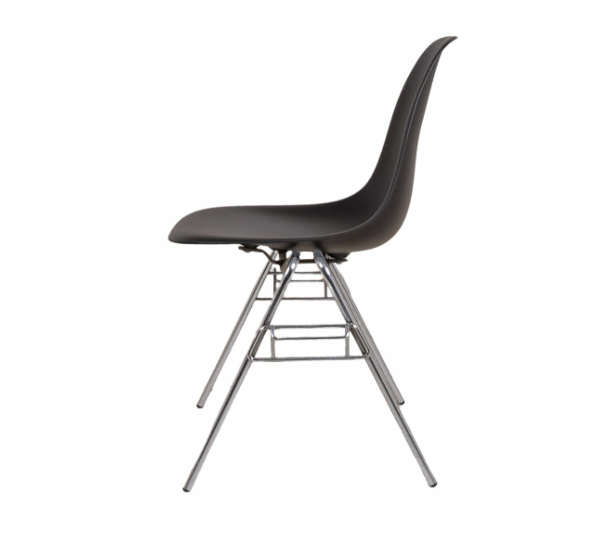 Eames DSS Plastic Side Chair Schwarz 1