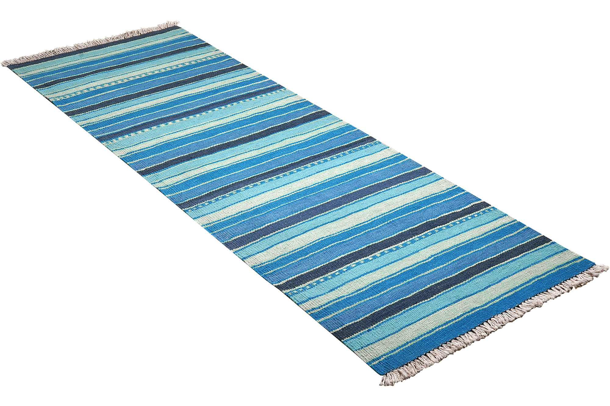 Kilim Gashgai Teppich Blau 2