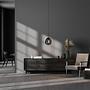 Lava Pendant Light 1-Lamp Steel Glass 2