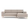 Vilmar Sofa mit Récamiere Rechts Agnes Brown 0