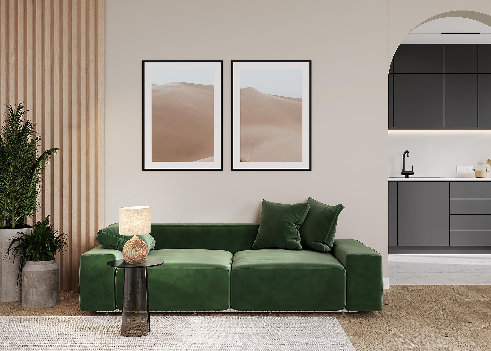 Tobse Tischleuchte Keramik Leinen 1-flammig 2