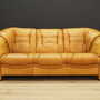 Vintage Sofa 3-Sitzer und Sessel Leder Cognac 1970er Jahre 3