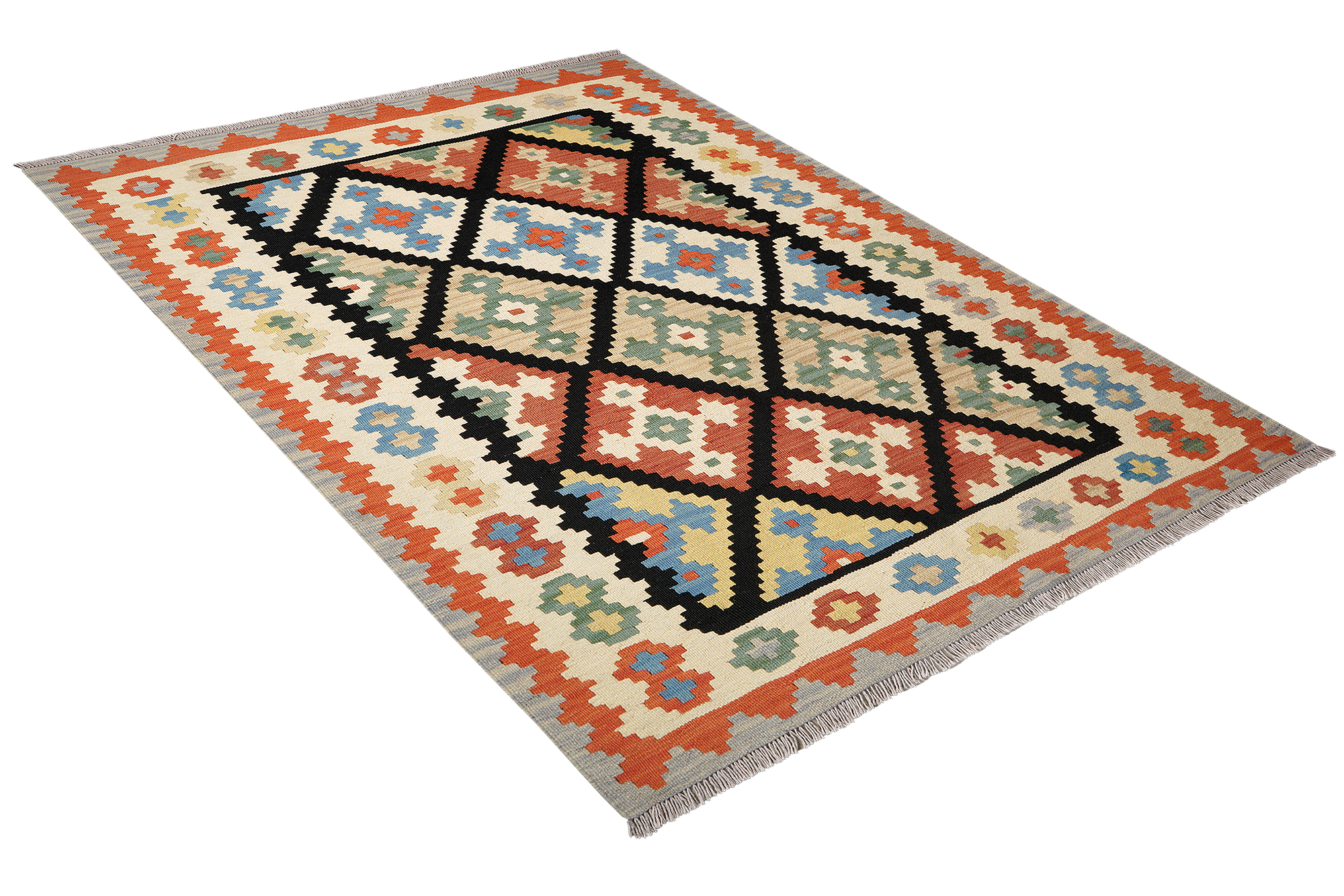 Kelim Gashgai Wool Multicolored 2