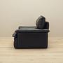 Armchair Leather Black 1960s 5